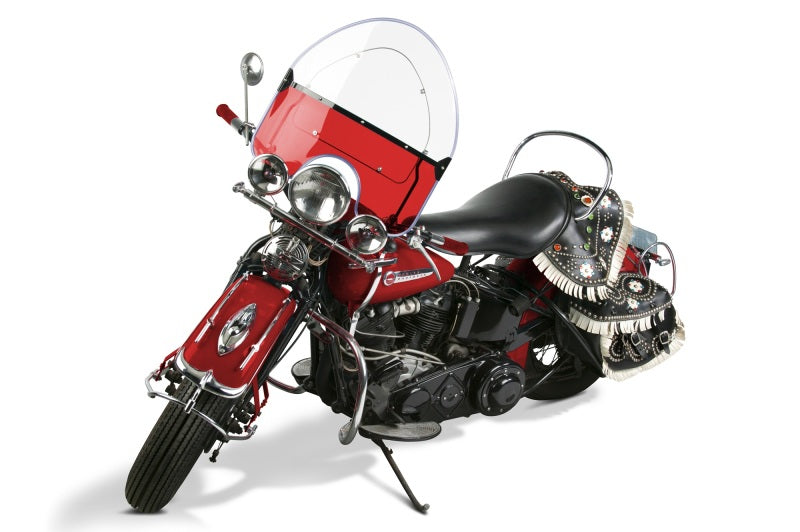 National Cycle 36-47 Harley Davidson Knucklehead/1948 PanHead Vintage Round Top Windshield-Red N2201 N2201 User 1