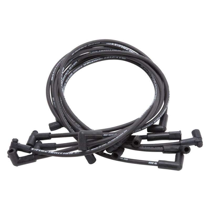 Edelbrock SPARK PLUG WIRE SET SBC 78-86 V8 HEI 500 ohm RESISTANCE BLACK 22703 Photo - Primary