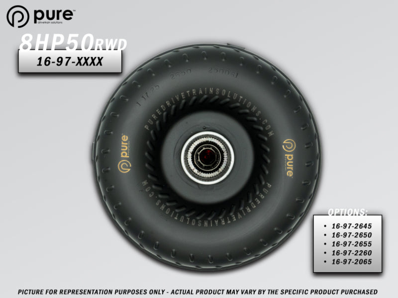 Pure Drivetrain Solutions PDS Billet Race Torque Converter Drivetrain Torque Converters main image