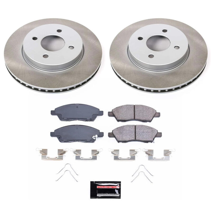 PowerStop Power Stop 14-19 Nissan Versa Note Front Semi-Coated Rotor Kit SC6096 SC6096 Photo - Primary