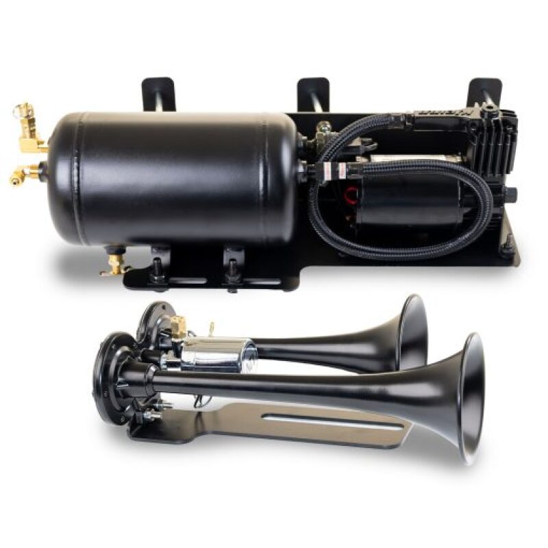 Kleinn Air Horns Kleinn 07-18 Jeep Wrangler JK/ JKU Onboard Air System w/ Model 101 Horns JEEPKIT-1 JEEPKIT-1 Photo - Primary