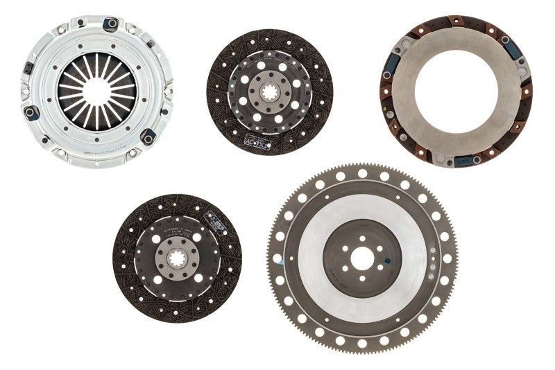 Exedy 1996-10 Mustang 4.6L Organic 10 Teeth 6 Bolt Twin Disc Clutch ET05SRFA ET05SRFA Photo - Primary