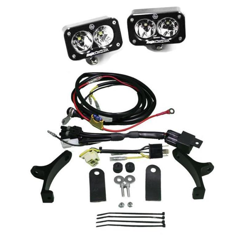 Baja Designs Motorcycle Headlight A/C LED Race Light Red Squadron Pro Baja Designs Spot Pattern Clear 497001BUAC User 1