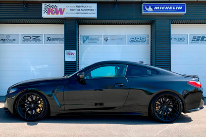 KW Coilover Kit V4 2021+ BMW M3 (G80) Sedan 2WD incl. M3 Competition 3A7200EB 3A7200EB Photo - Mounted