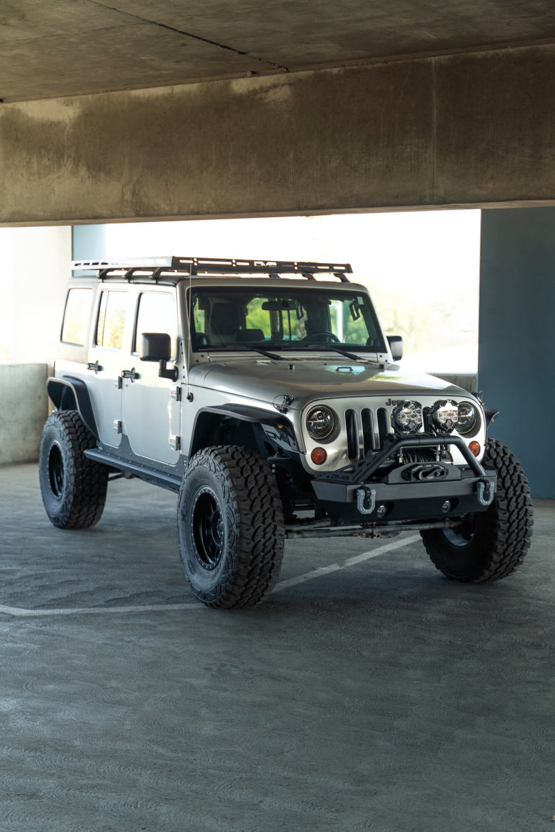 DV8 Offroad 07-18 Jeep Wrangler JK Slim Fender Flares FDJK-07 FDJK-07 Photo - Unmounted