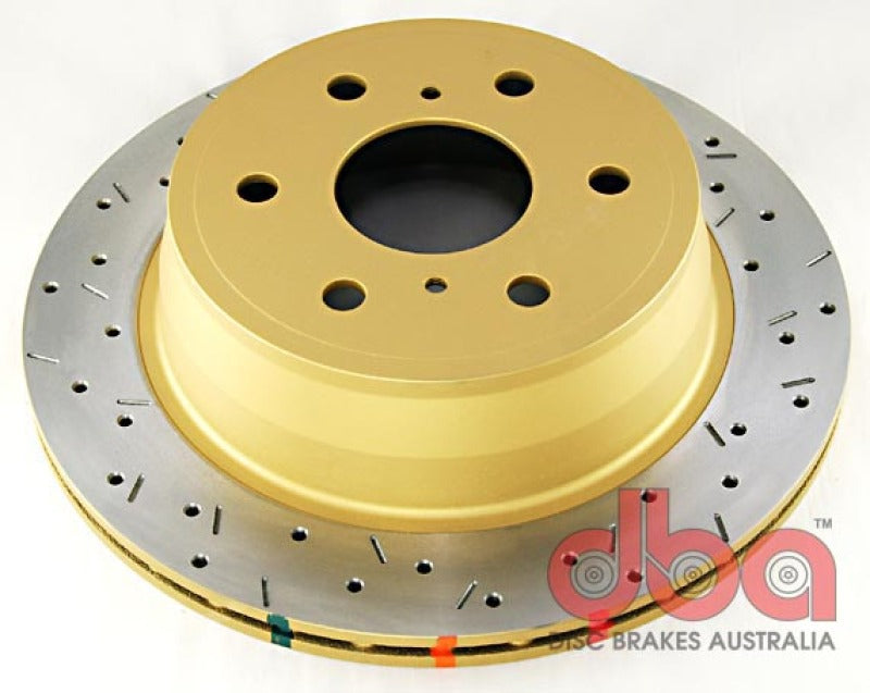 DBA 06-08 Chevrolet Silverado/GMC Sierra 4000 Series Drilled and Slotted Rear Rotor 42011XS 42011XS Photo - Primary