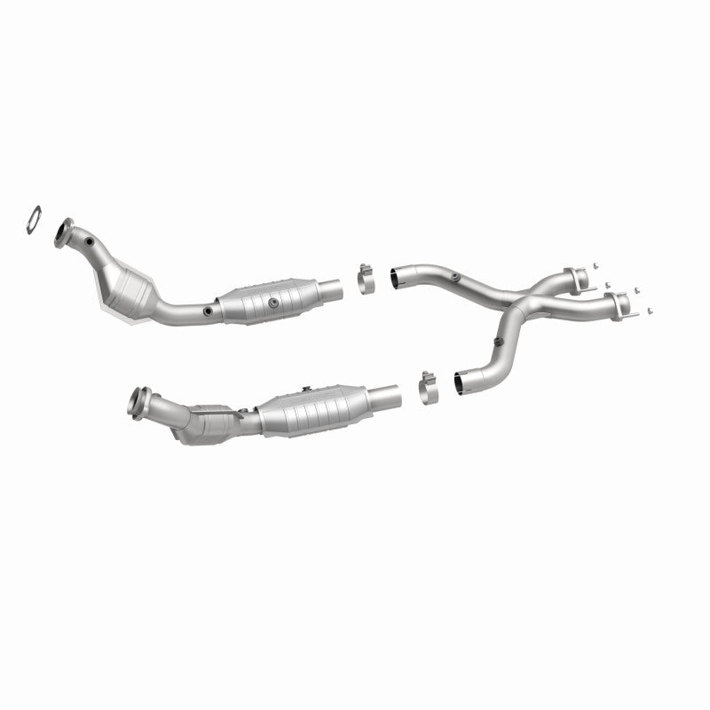 MagnaFlow Ford Mustang HM Grade Federal / EPA Compliant Direct-Fit Catalytic Converter 93671 360 Degree Image Set