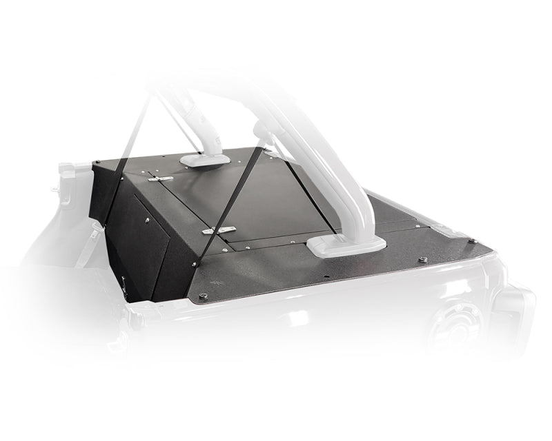 DV8 Offroad 2018+ Jeep Wrangler JL 4 Door Rear Storage Cover JLRS-01 JLRS-01 Photo - Mounted