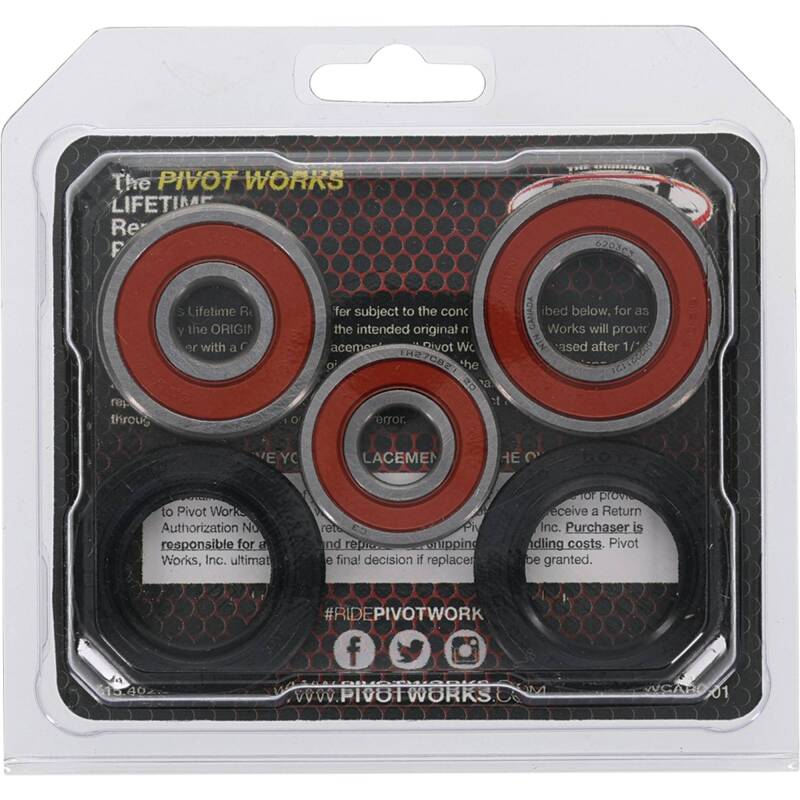 Pivot Works Kawasaki, Suzuki Wheel Bearing Kit Premium Bearings 25-1176-P 25-1176-P Photo - Primary