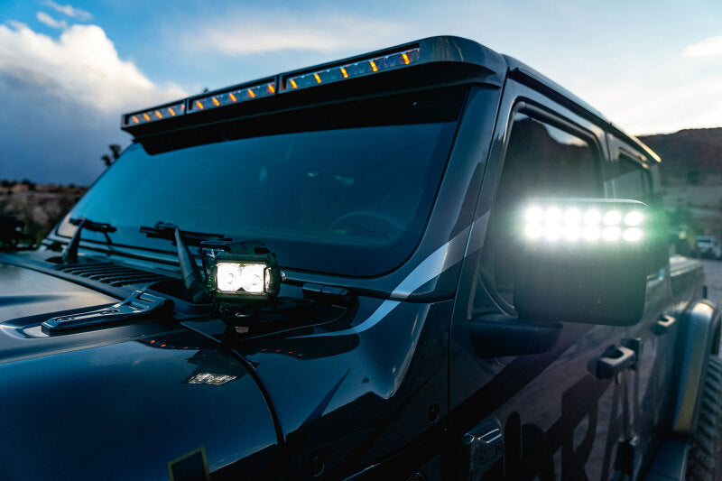 ORACLE Lighting Oracle Jeep Wrangler JL/Gladiator JT Integrated Windshield LED Light Bar System 5917-023 5917-023 Photo - lifestyle view