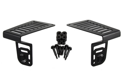 Diode Dynamics 18-21 Jeep JL Wrangler/Gladiator Cowl Mount LED Bracket Kit DD6089 DD6089 Photo - Primary
