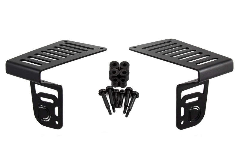 Diode Dynamics 18-21 Jeep JL Wrangler/Gladiator SS6 Cowl LED Bracket Kit - Amber Driving DD6094 DD6094 User 4