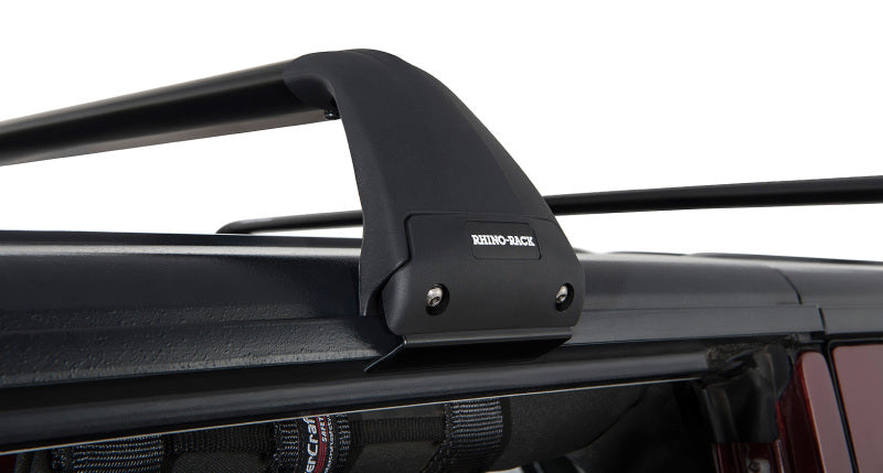 Rhino-Rack 07-22 Jeep Wrangler JK/JL 4 Door Hard Top Vortex SG 2 Bar Roof Rack - Black SG59 SG59 Photo - Primary