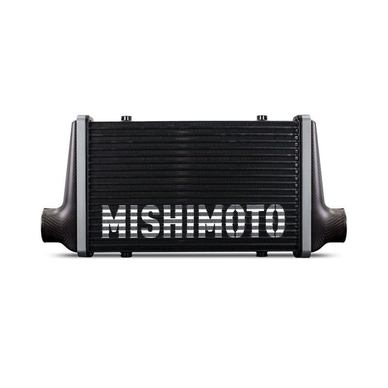Mishimoto Universal Carbon Fiber Intercooler - Gloss Tanks - 525mm Silver Core - C-Flow - C V-Band MMINT-UCF-G5S-C-C MMINT-UCF-G5S-C-C User 1