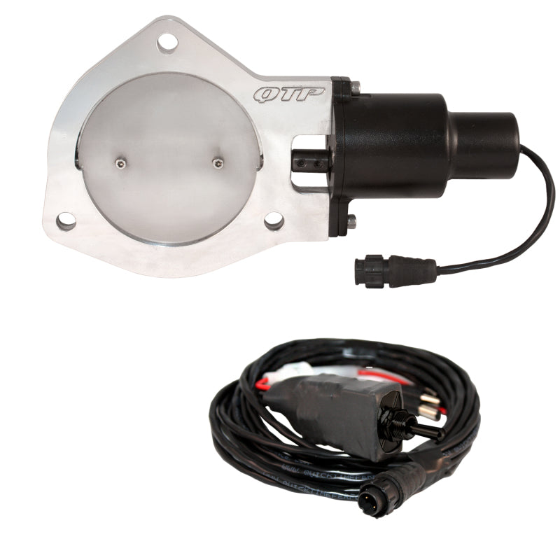 QTP 4in Bolt-On QTEC Electric Cutout Valve - Single QTEC40 QTEC40 Photo - Primary