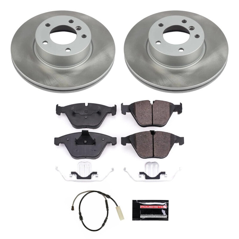 PowerStop Power Stop 13-15 BMW X1 Front Semi-Coated Rotor Kit SC7026 SC7026 Photo - Primary