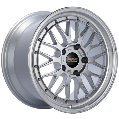 BBS LM 18x10 5x130 ET65 CB71.6 Diamond Silver Center Diamond Cut Lip Wheel LM266DSPK LM266DSPK Photo - Primary