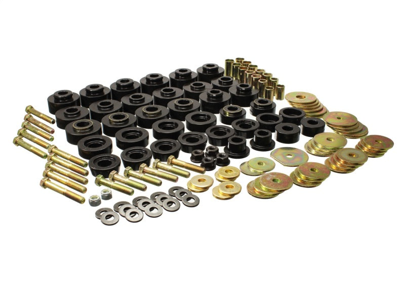 Energy Suspension 65-67 Chevrolet Biscayne/Bel Air/Caprice/Impala Body Mount Set w/ Hardware - Black 3.4172G 3.4172G Photo - Primary
