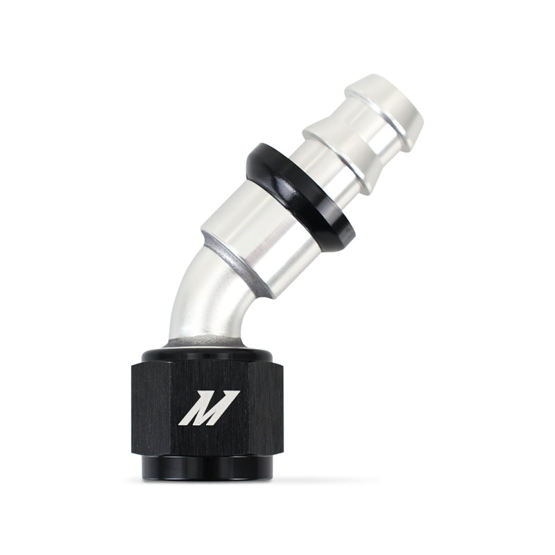 Mishimoto 45 Degree Push Lock Fitting - 8AN MMFT-PL-845 MMFT-PL-845 Photo - Primary