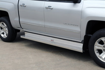 Dee Zee Deezee 09-21 Chevrolet/GMC Express/Savanah Running Board Cab Section Brite-Tread Aluminum DZ1040 DZ1040 Photo - Mounted