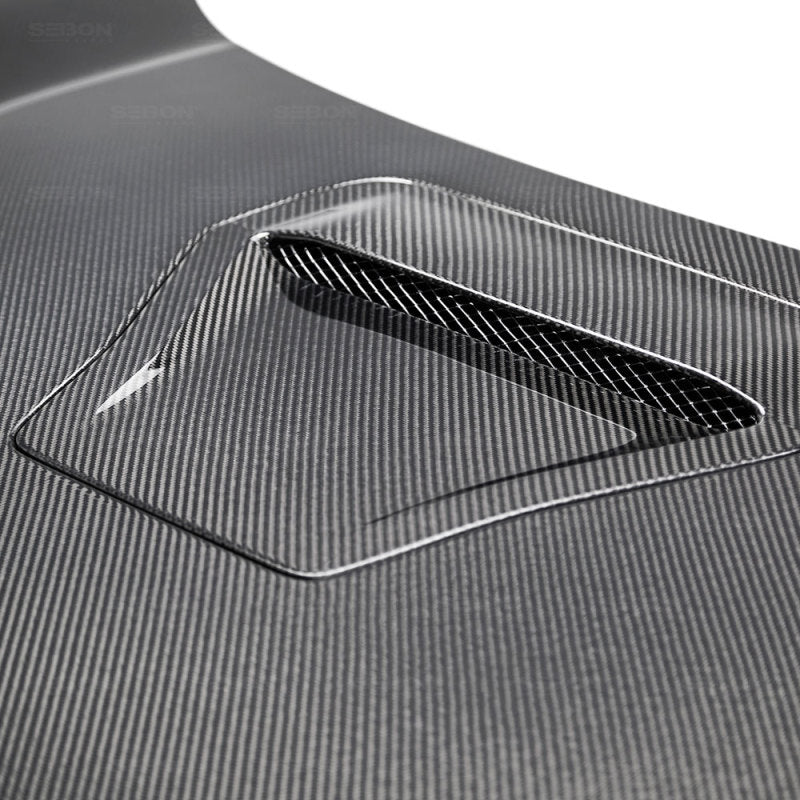 Seibon Carbon Fiber Hood for 2017-2021 Honda Civic Type R HD17HDCVR-OE Photo - Primary