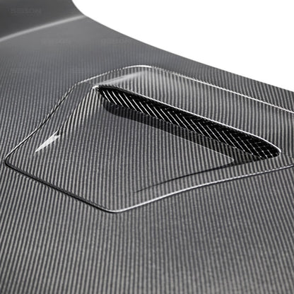 Seibon Carbon Fiber Hood for 2017-2021 Honda Civic Type R HD17HDCVR-OE Photo - Primary