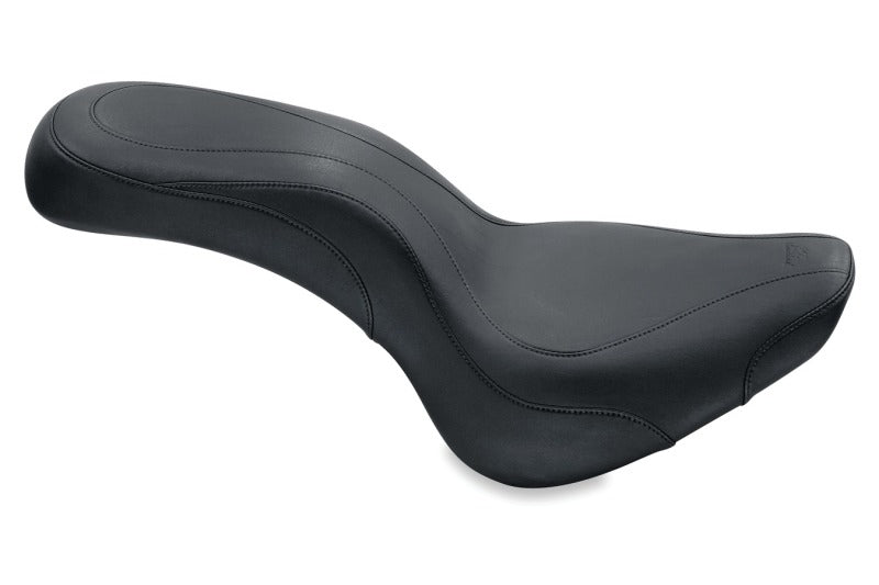 Mustang Motorcycle Mustang 06-17 Harley Softail Wide Tire (200mm) DayTripper 1PC Seat - Black 76364 76364 Photo - Primary