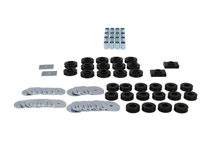 Whiteline 1955-1957 Chevrolet Bel Air Body Mount Bushing Set W93559 W93559 Photo - Close Up