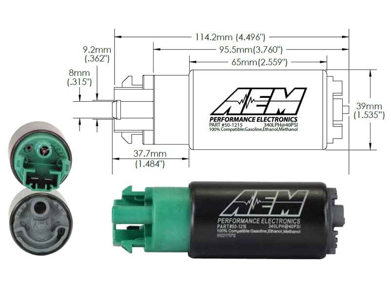 AEM Electronics E-85 Compatible High Flow In-Tank Fuel Pump 50-1215 Photo - out of package