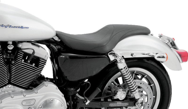Mustang Motorcycle Mustang 04-21 Harley Sportster Tripper Fastback 1PC Seat - Black 76290 76290 Photo - Primary