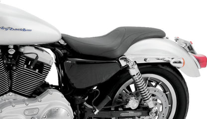Mustang Motorcycle Mustang 04-21 Harley Sportster Tripper Fastback 1PC Seat - Black 76290 76290 Photo - Primary