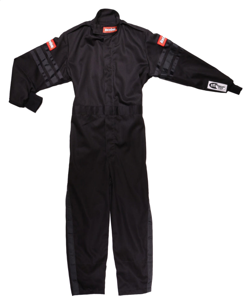 Racequip SFI-1 JR Suit Black Trim KXSM 1959991 Photo - Primary