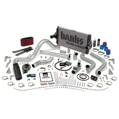 Banks Power 94-95.5 Ford 7.3L Auto PowerPack System - SS Single Exhaust w/ Black Tip 48555-B 48555-B Photo - Primary