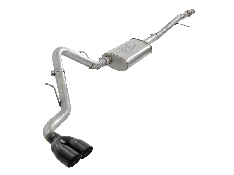aFe Vulcan Series 3in 304SS Exhaust Cat-Back w/Blk Tip 2019 GM Silverado/Sierra 1500 V6-4.3L/V8-5.3L 49-34106-B 49-34106-B Photo - Primary