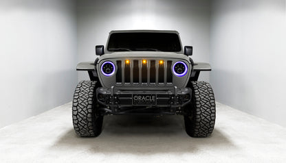 ORACLE Lighting Oracle Jeep Wrangler JL/Gladiator JT 7in. High Powered LED Headlights (Pair) - Dynamic - Dynamic 5769J-332 5769J-332 Photo - lifestyle view