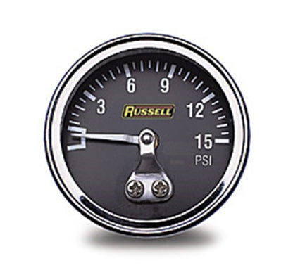 Russell Non Liquid Filled Gauge 0-15 PSI 650350 Photo - Primary