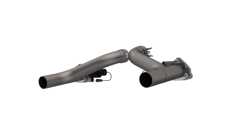 QTP 10-15 Chevrolet Camaro SS 6.2L 2.5in 304SS Aggressor Cutout Dual Mid Pipes 500110 500110 Photo - Primary