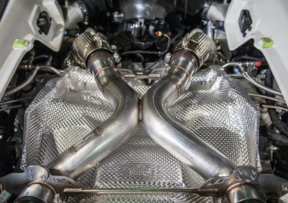 AWE Tuning McLaren 650S Performance Exhaust - Black Tips 3010-33026 3010-33026 Photo - Mounted