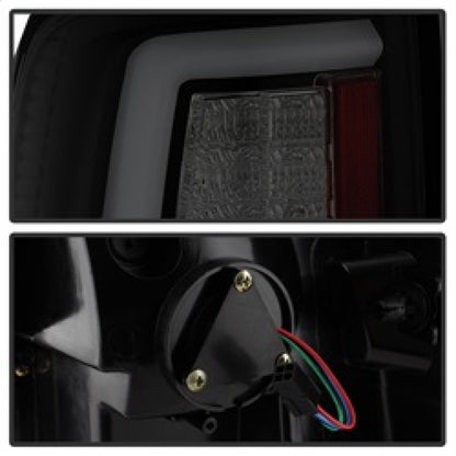 Spyder 13-14 Dodge Ram 1500 Light Bar LED Tail Lights - Black Smoke ALT-YD-DRAM13V2-LED-BSM 5084064 5084064 Photo - Unmounted