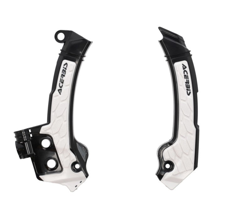 Acerbis 23+ Husqvarna FC/FX/ TC/ TXi/ FE/ TE Frame Guards- X-Grip - Black/White 2979601007 2979601007 Photo - Primary