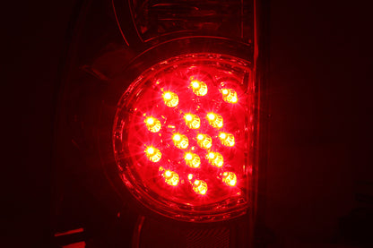 Anzo 2005-2015 Toyota Tacoma LED Tail lights Smoke 311179 Photo - Mounted