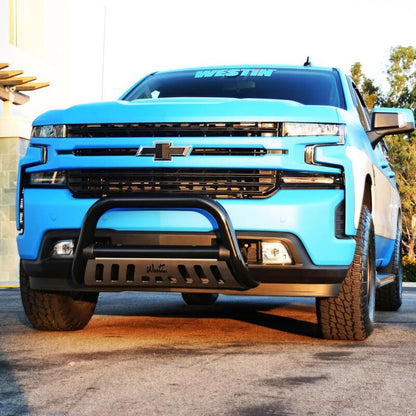 Westin 2019-2020 Chevrolet Silverado 1500  (Excl. 2019 Silverado LD) Ultimate Bull Bar - Black 32-3955 32-3955 Photo - Mounted