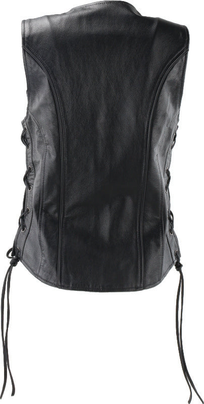 Kuryakyn Leather By River Road Sapphire Leather Vest Black Womens - Small 094444 094444 User 1