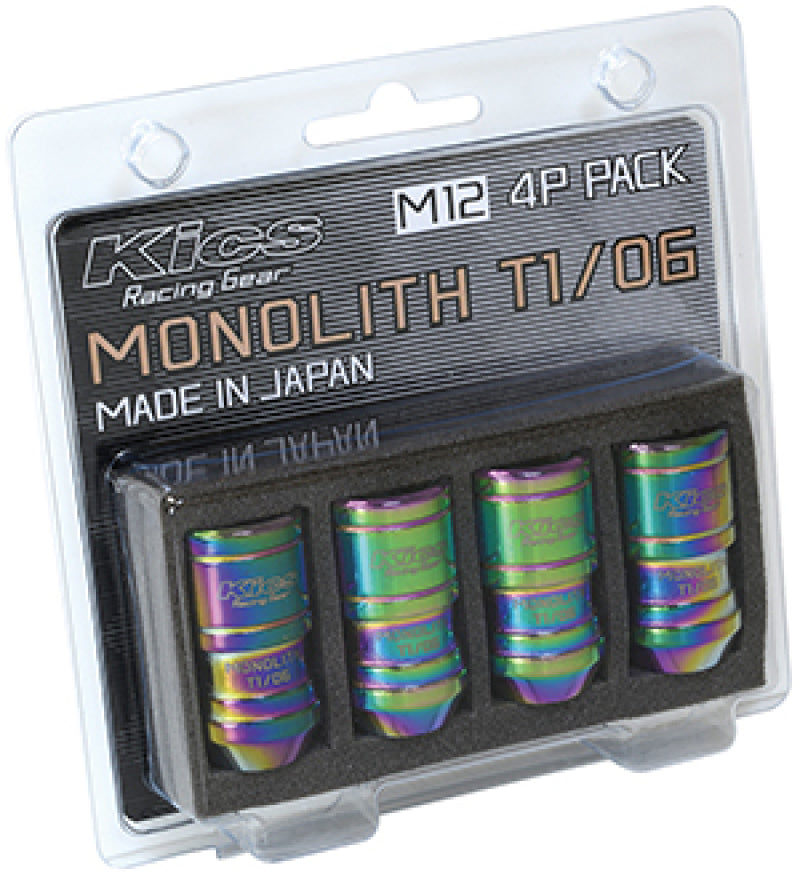 Project Kics 12 x 1.5 Neochrome T1/06 Monolith Lug Nuts - 4 Pcs WMN01N4P WMN01N4P User 1