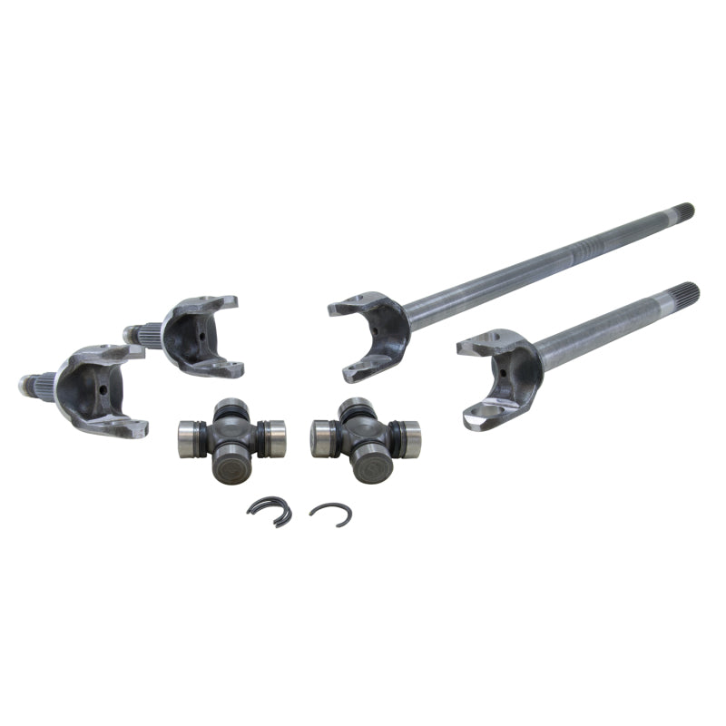 Yukon Gear & Axle Yukon Gear 4340 Chrome-Moly Replacement Axle Kit For 07-13 Dana 30 Front / Non-Rubicon JK YA W24164 YA W24164 Photo - Primary