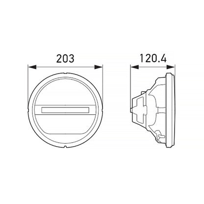 Hella Headlamp INSERT GR 1F8 241449011 241449011 Photo - out of package