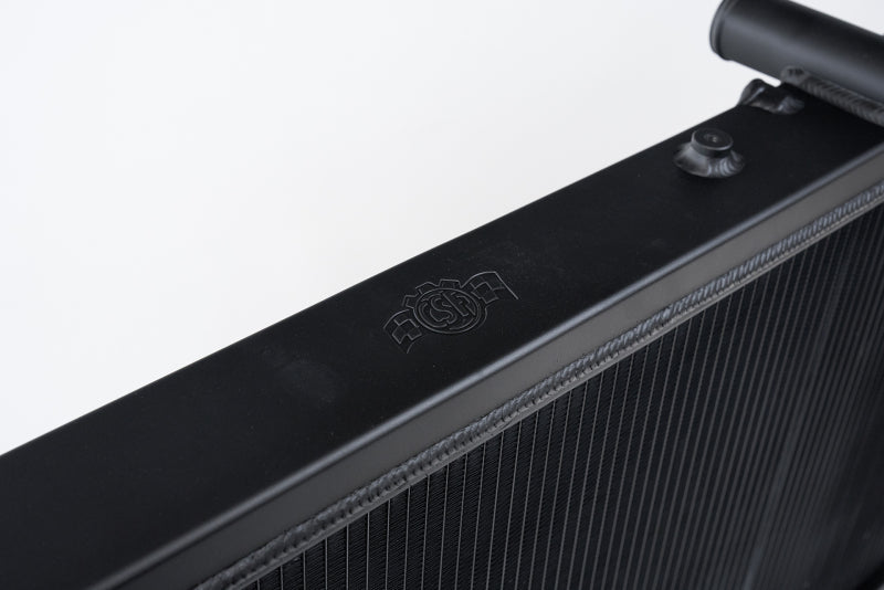 CSF 93-98 Toyota MK4 Supra Radiator - Black Finish 2882B 2882B Photo - Close Up