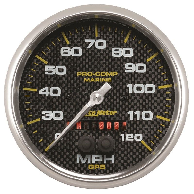 AutoMeter Marine Carbon Fiber 5in 120mph GPS Speedometer 200646-40 200646-40 User 1
