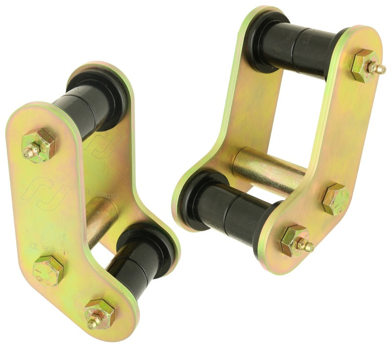 RockJock Boomerang YJ Leaf Spring Shackles Rear w/ Urethane Bushings For Pro Comp Springs CE-9081P CE-9081P Photo - Primary