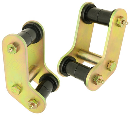 RockJock Boomerang YJ Leaf Spring Shackles Rear w/ Urethane Bushings For Pro Comp Springs CE-9081P CE-9081P Photo - Primary